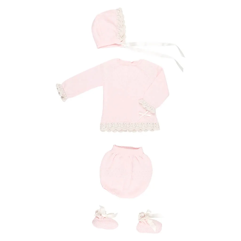 4 Piece Knitted Long Sleeve Set