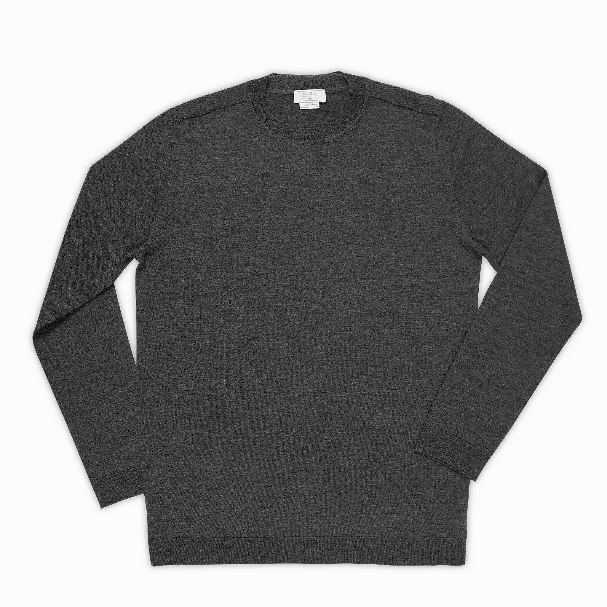 Abel crew-neck jumper Extrafine Wool