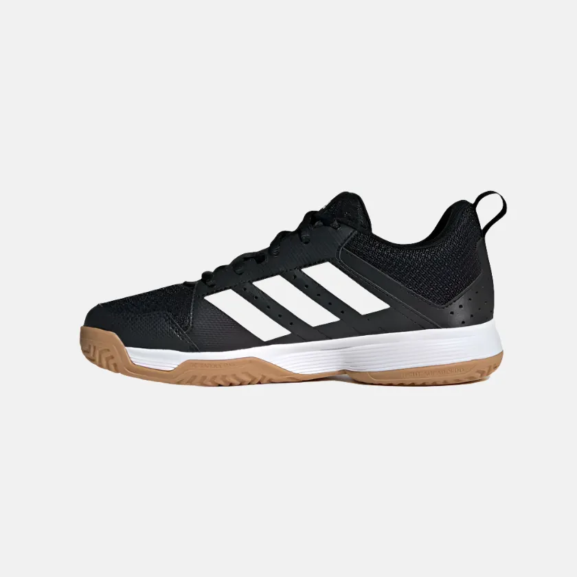 Adidas Ligra 7 Indoor Kids Unisex Training Shoes -Core Black / Cloud White / Core Black