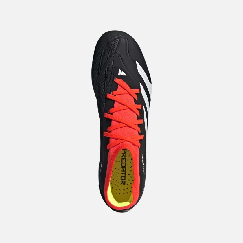 Adidas Predator 24 Pro Firm Football Ground Shoes - Core Black/Cloud White/Solar Red