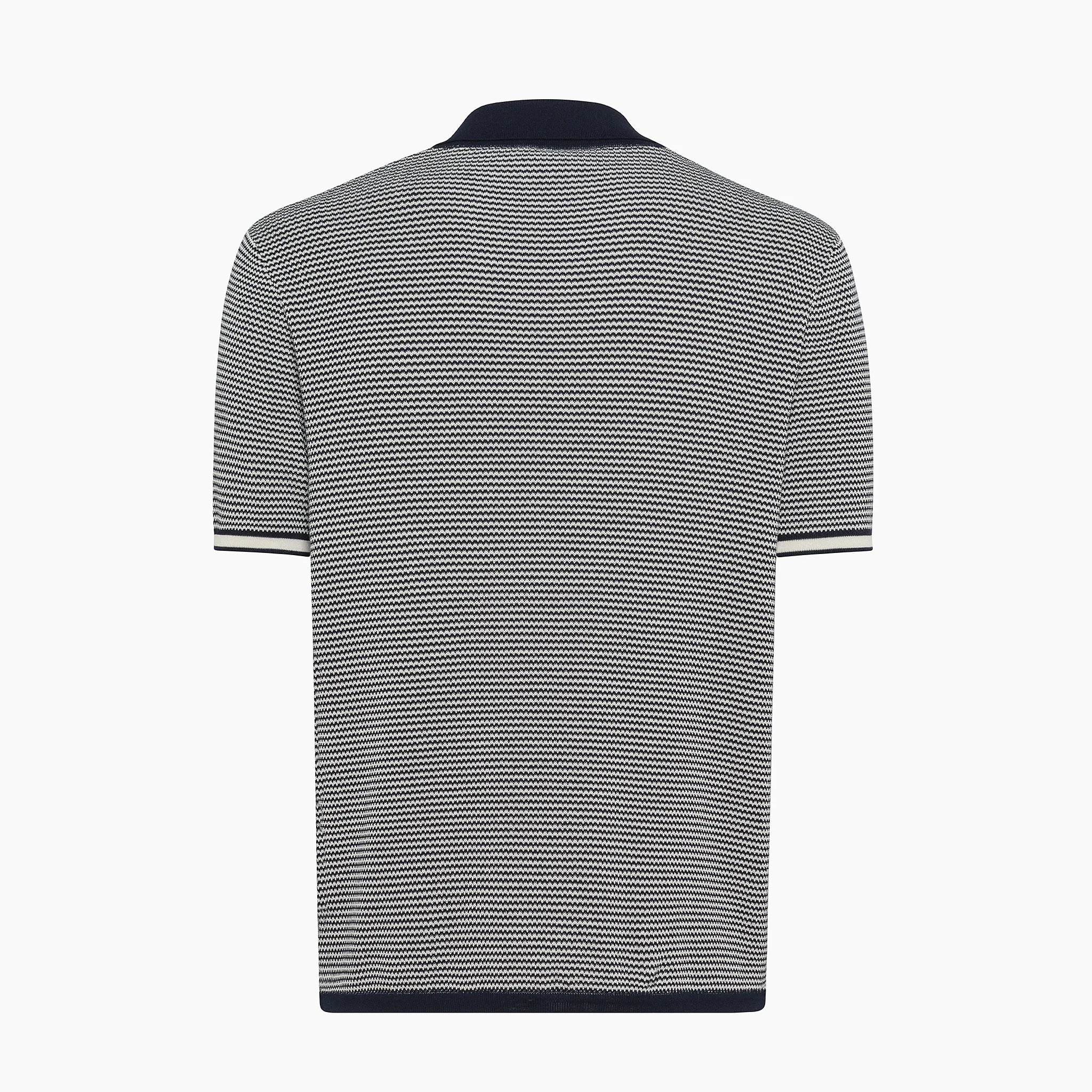 Adley short-sleeve knitted polo in Cotton