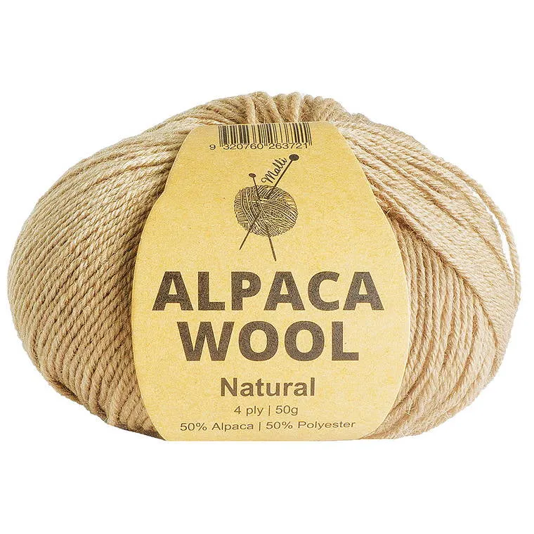 Alpaca Wool, Natural