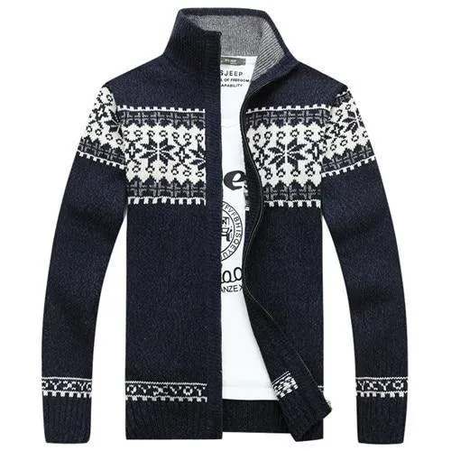 Anders Sweater - Knitted Zip-Up Cardigan