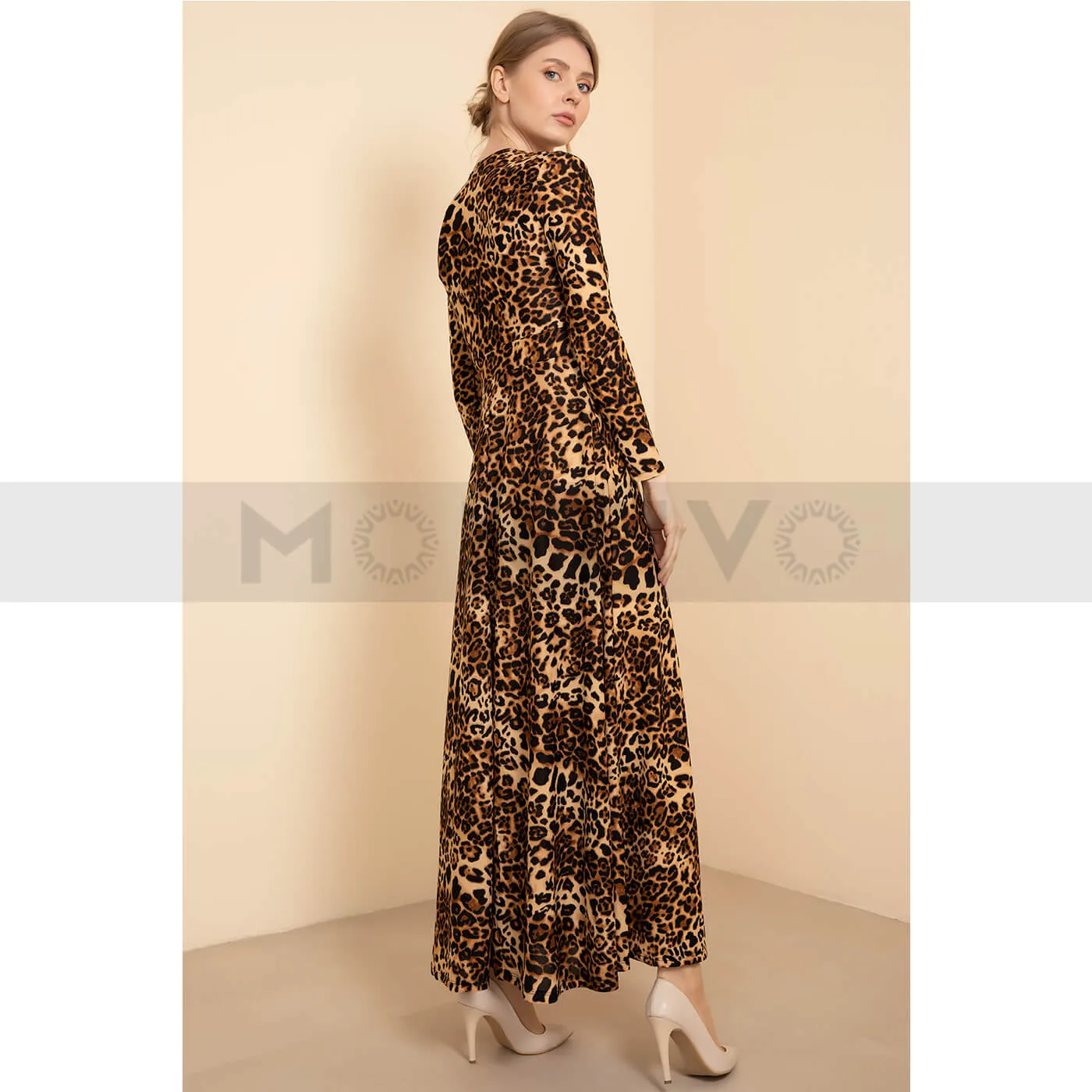 Animal Skin Long Dress