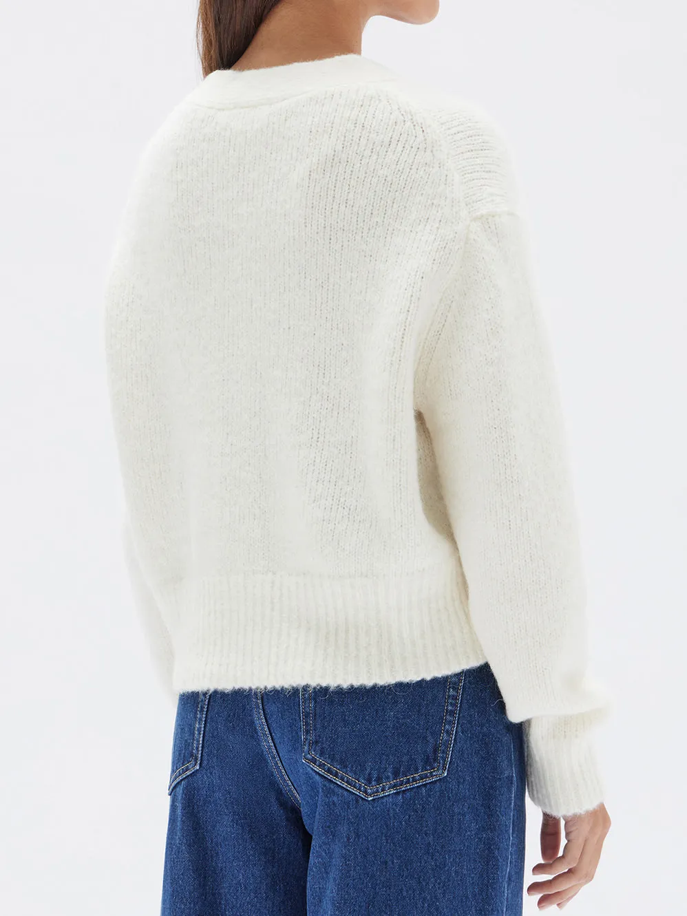 ASSEMBLY LABEL EVI WOOL KNIT CARDI