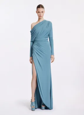 Asymmetric Jersey Dress