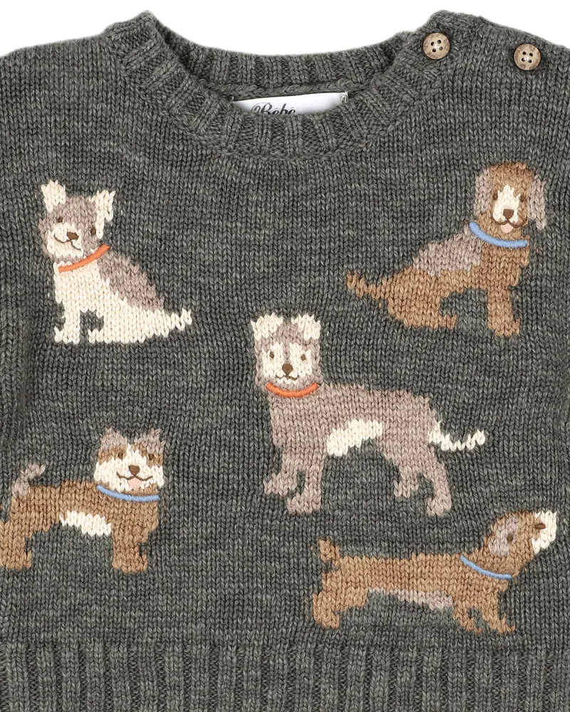 AUSTIN DOGS KNITTED JUMPER