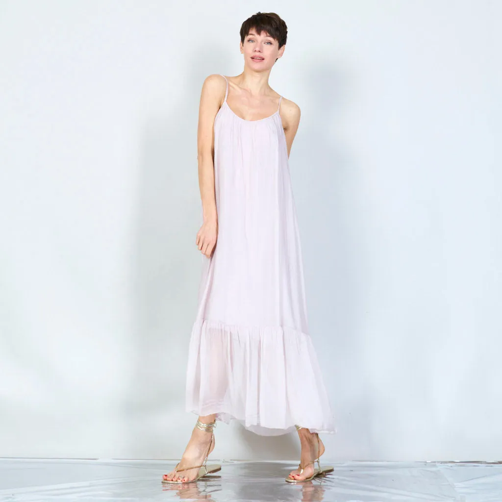 Backless silk chiffon long dress wholesale