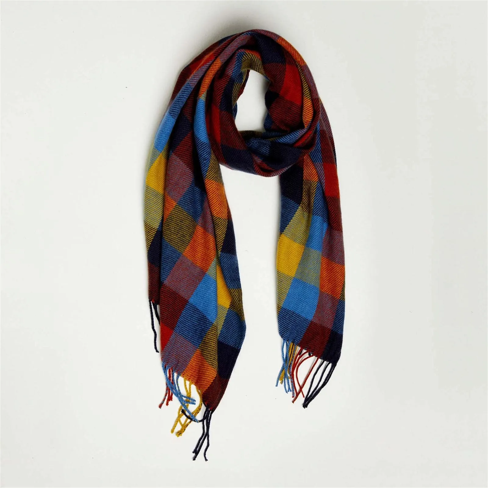 Betty Basics Kim Scarf in Multi Check