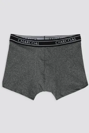 BOXER SHORT KNITTED GREY MELANGE