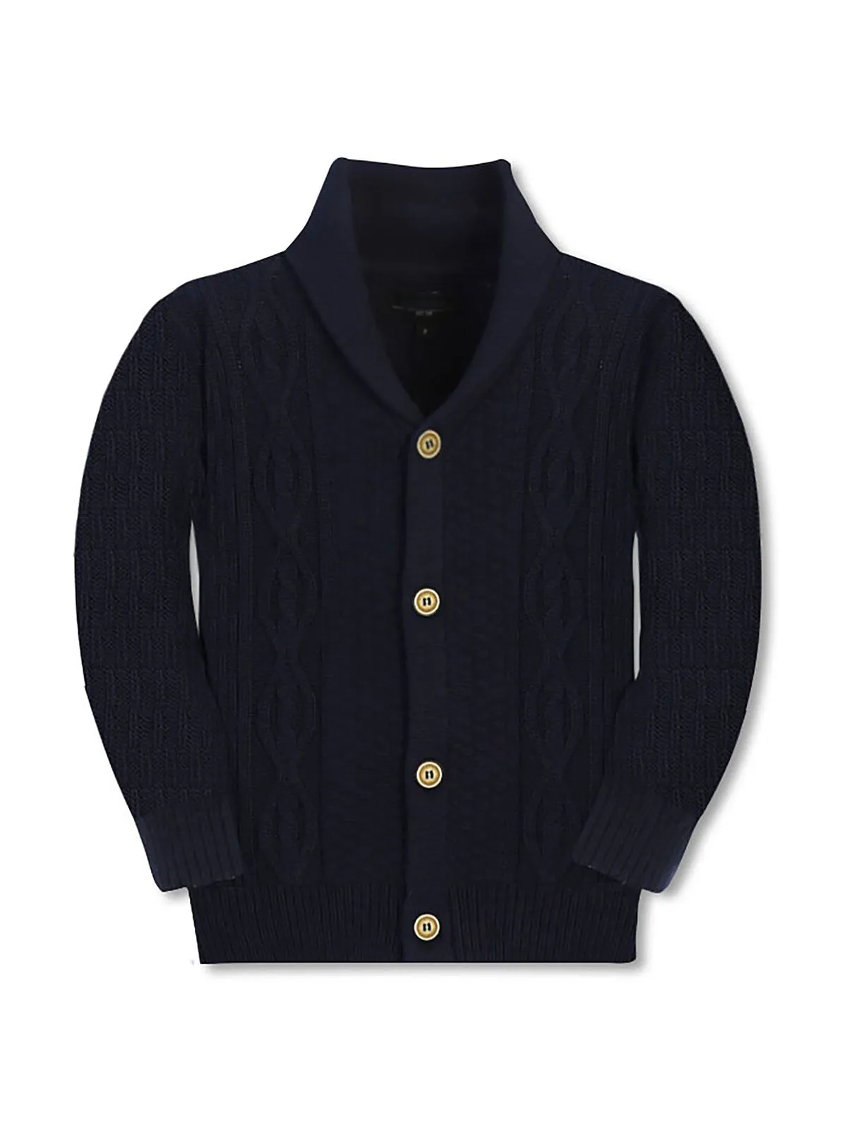 Boy's Shawl Collar Cardigan Sweater