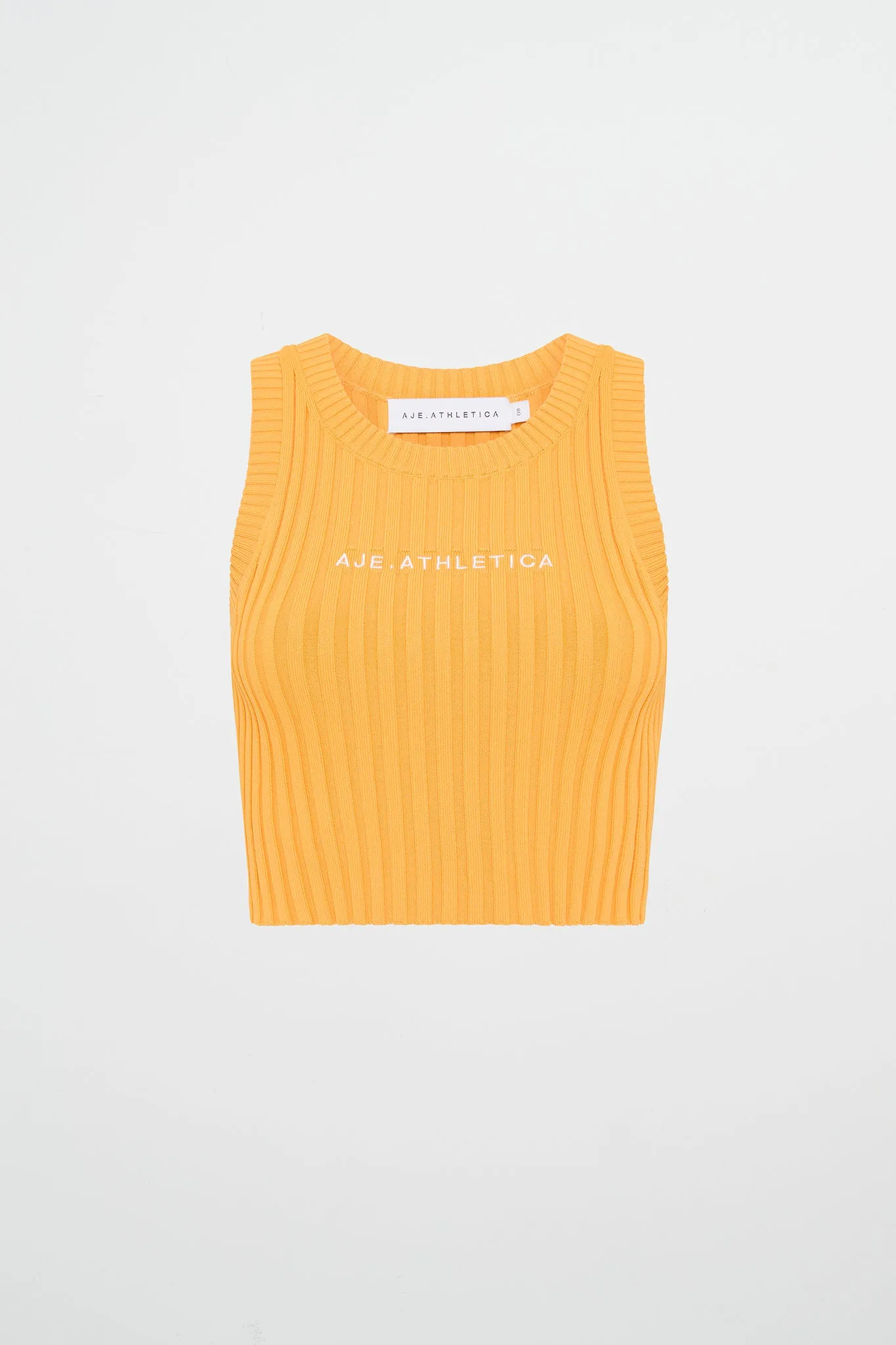 Cropped Knitted Logo Tank 135