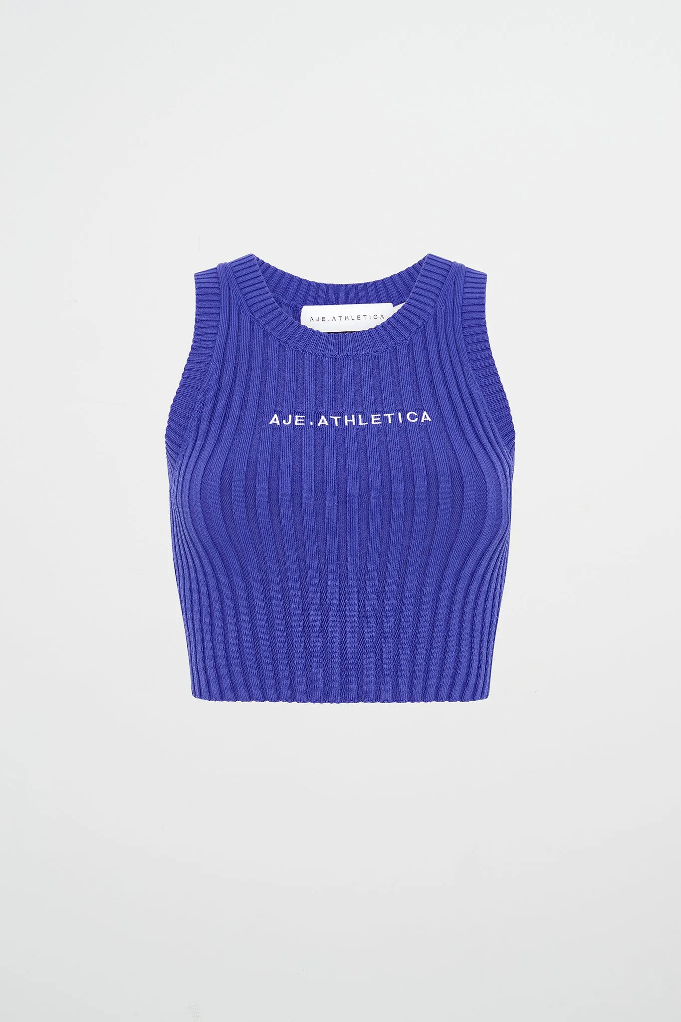 Cropped Knitted Logo Tank 135