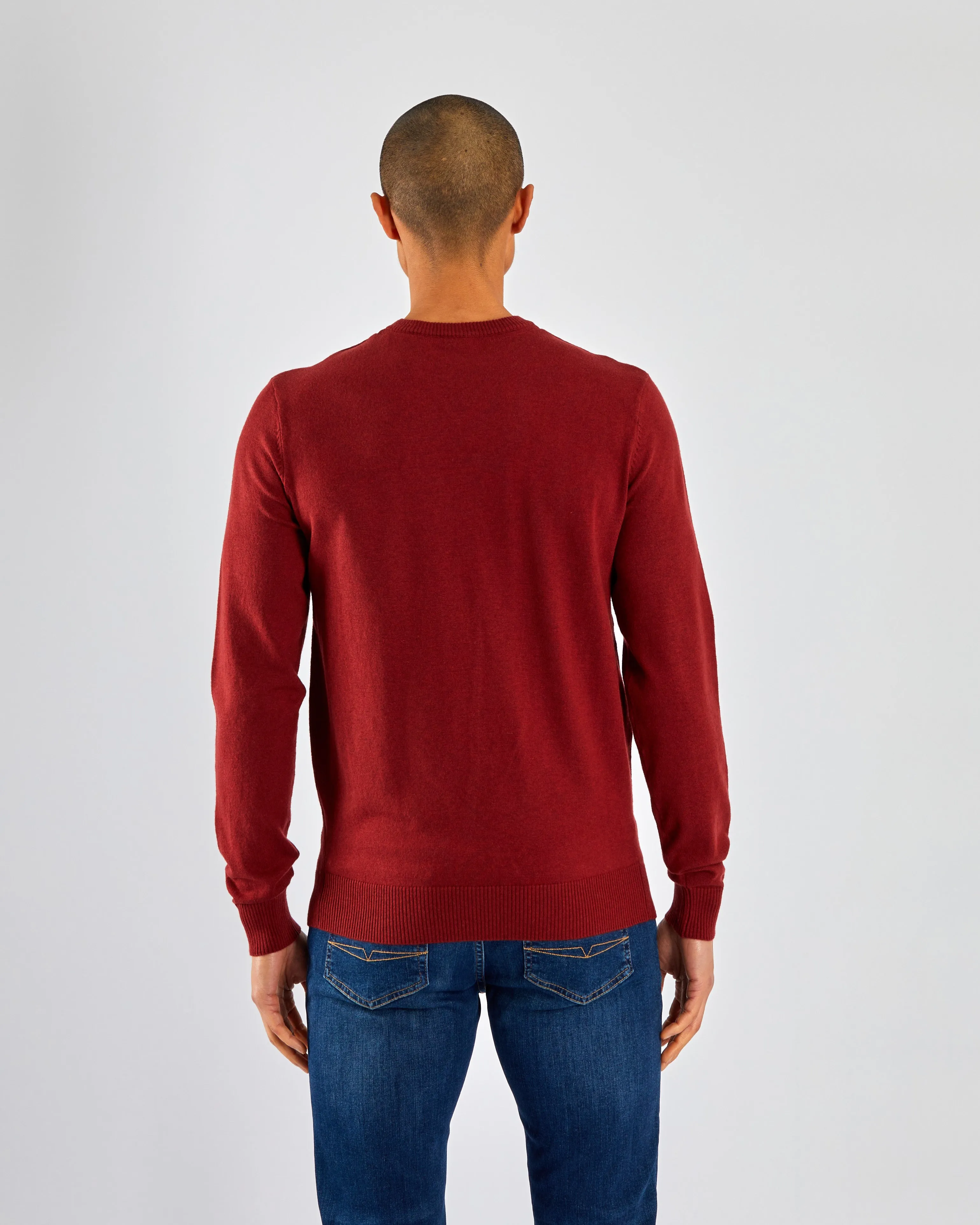 Dylan Round Neck Havana Red Marl