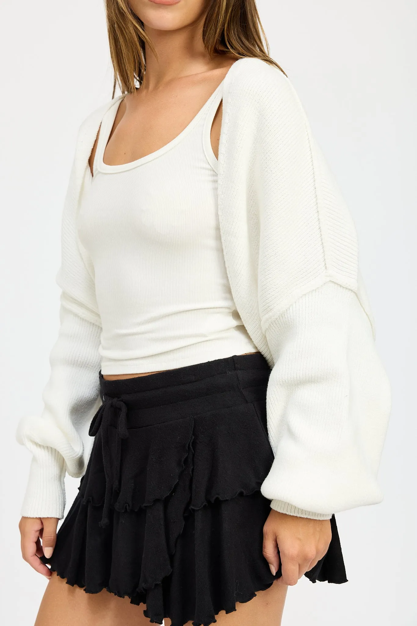 Faith Shrug Cardigan