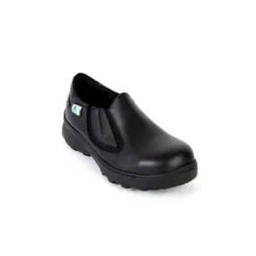 Feather Milan Women's Slip On Steel Toe Safety Shoes 140102 - Black