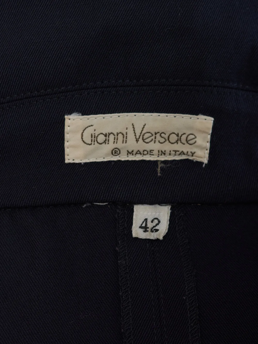 Gianni Versace Blue wool suit