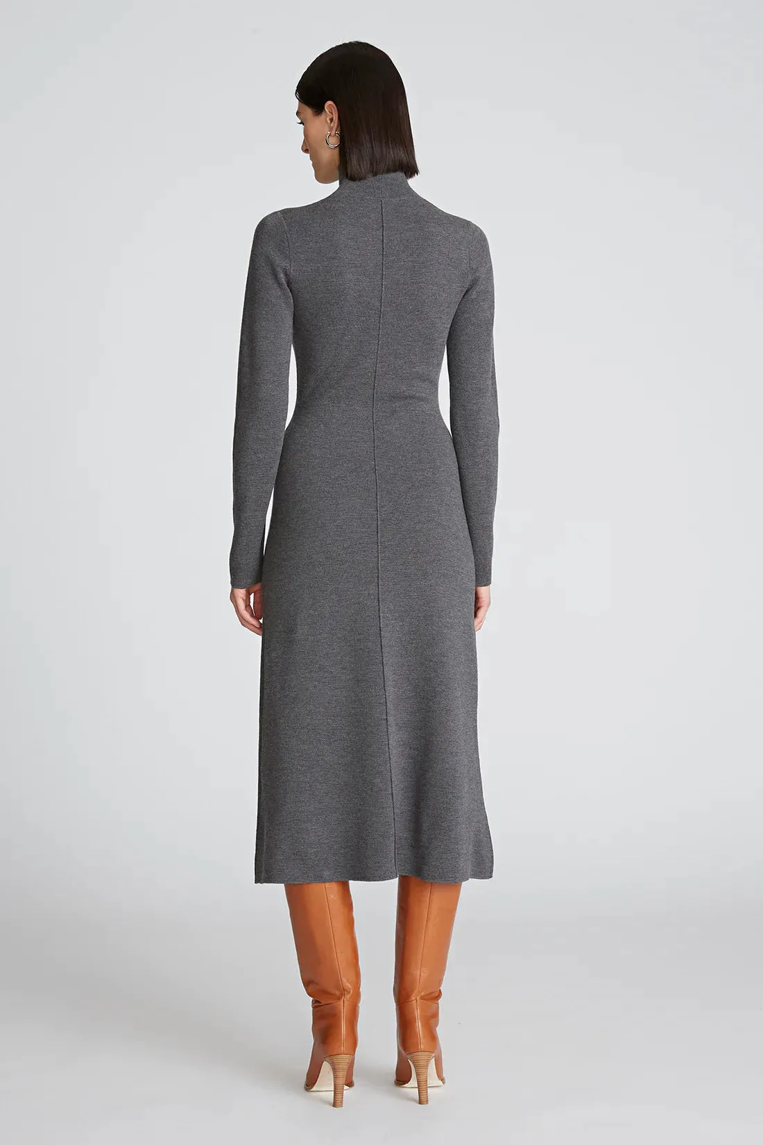 Halston Wool "Shelby Dress" (L)