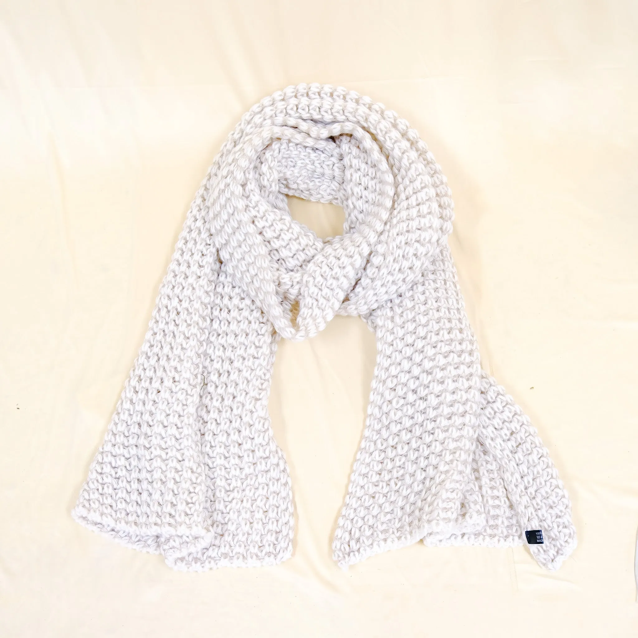 Hand Knitted Wool Blend Long Scarfs (Pack of 10)