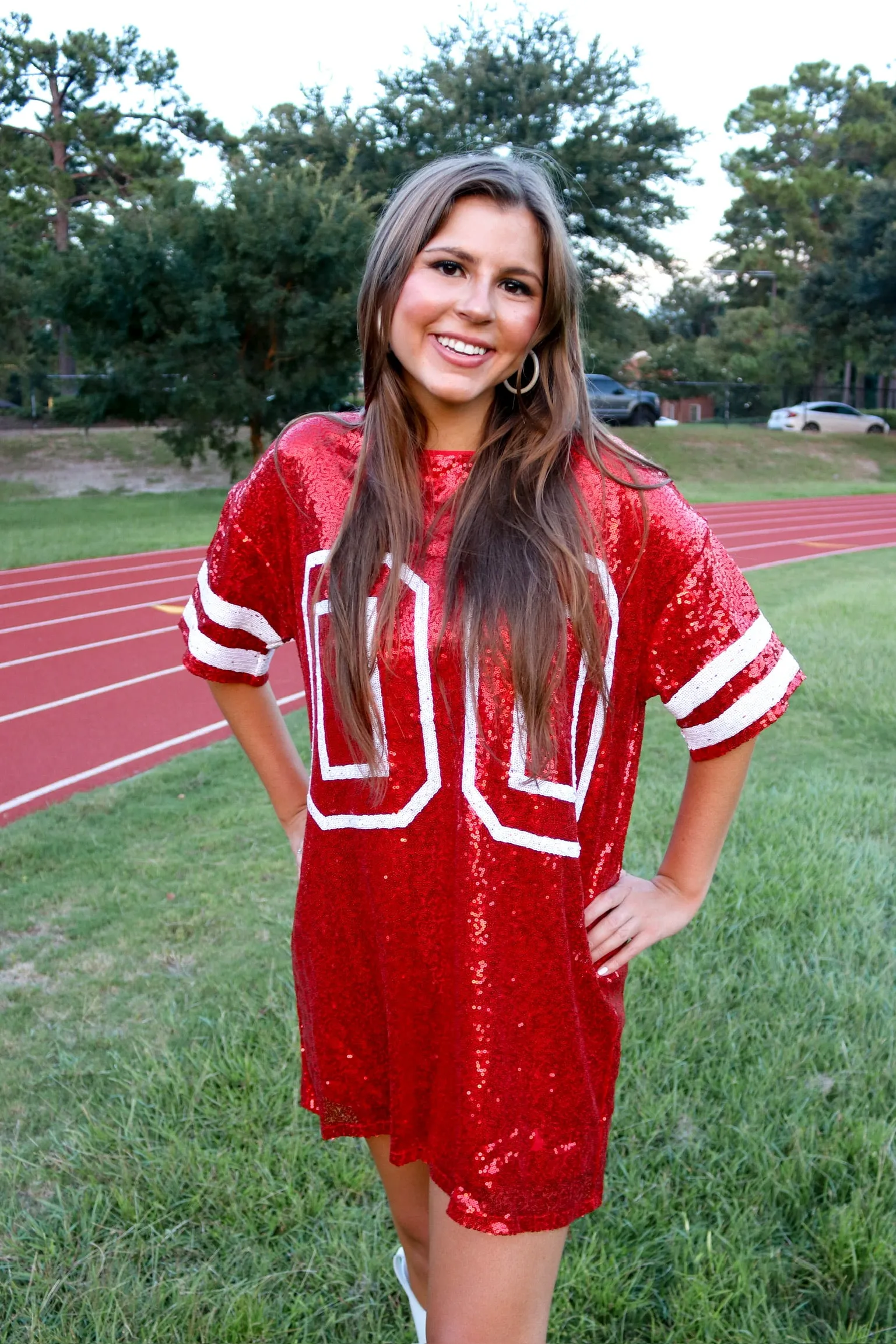 It's Game Day Jersey Dress