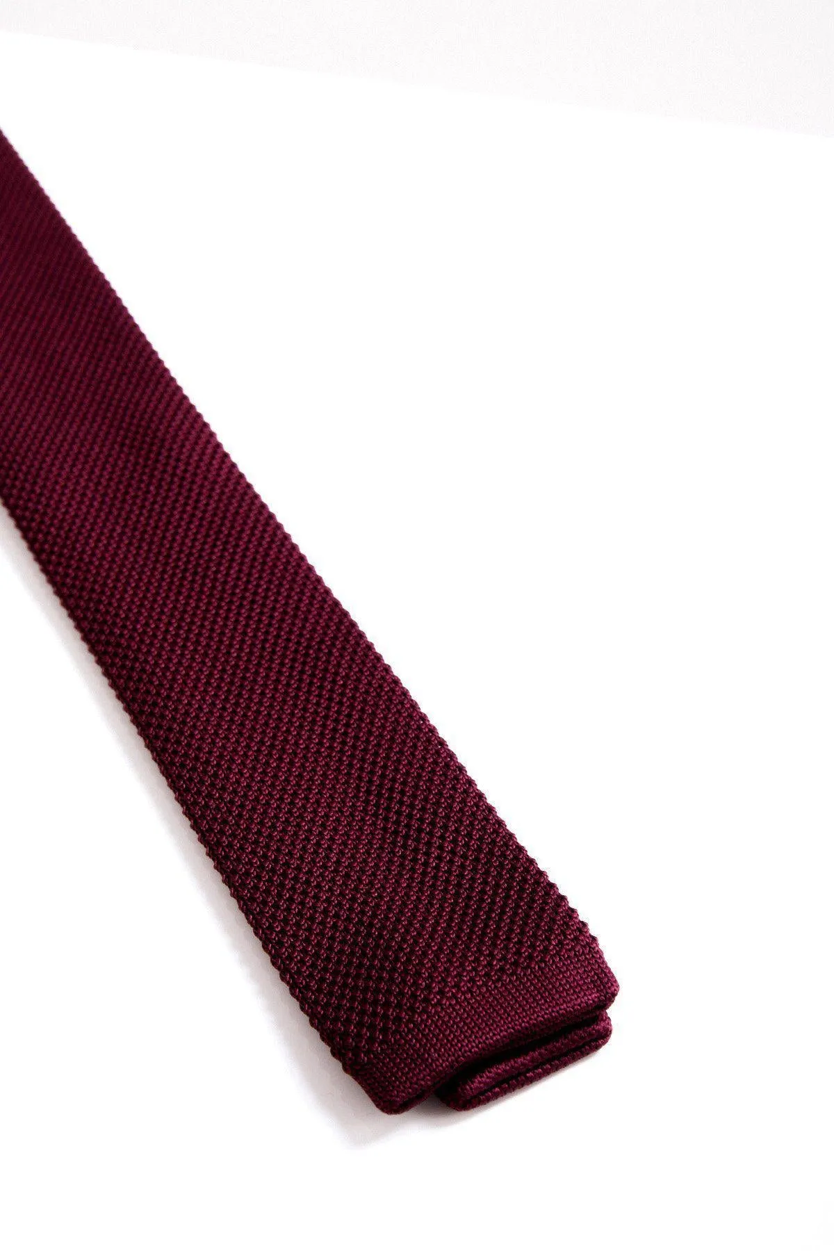 KT - Wine Knitted Tie