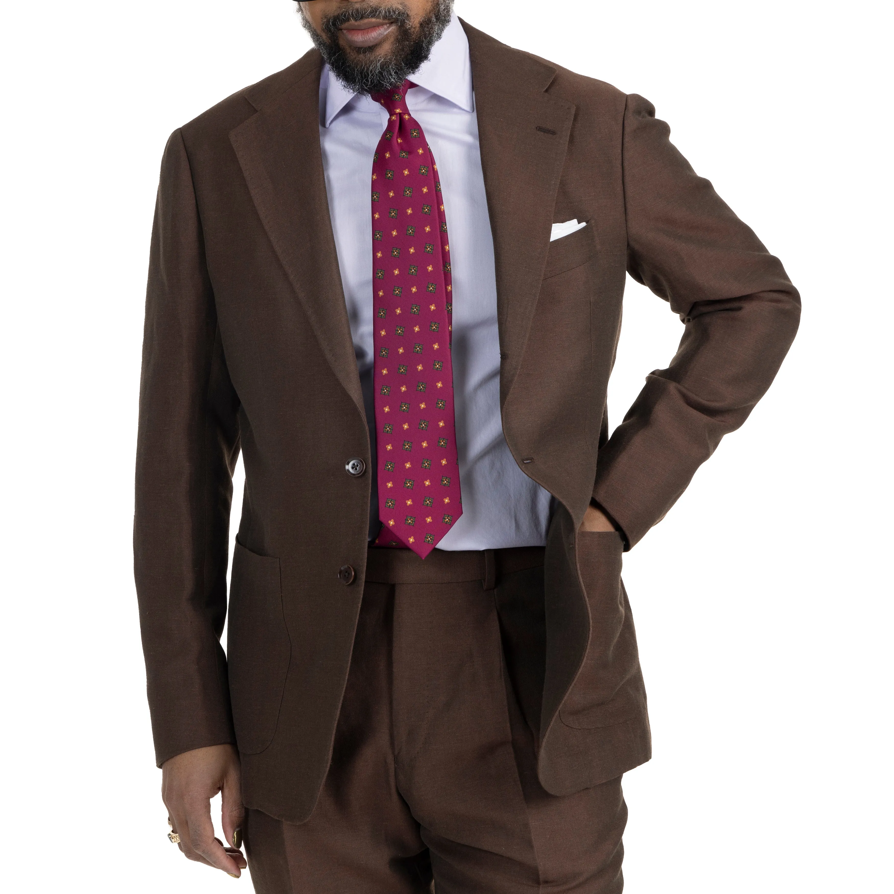 Linen/Wool Model 3B Suit