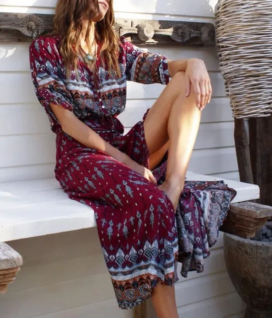 Long Bohemia Maxi Dress