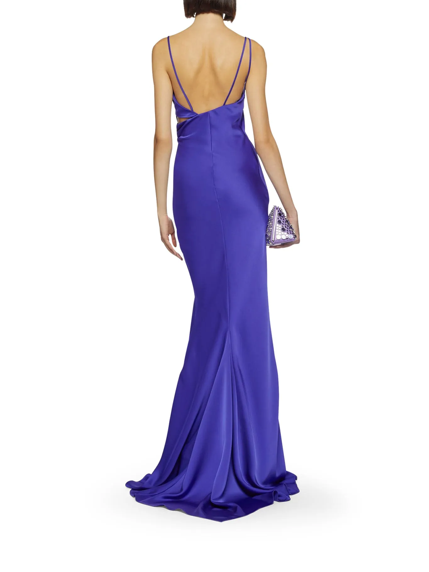 LONG DRESS ``MELVA`` VIVID VIOLET