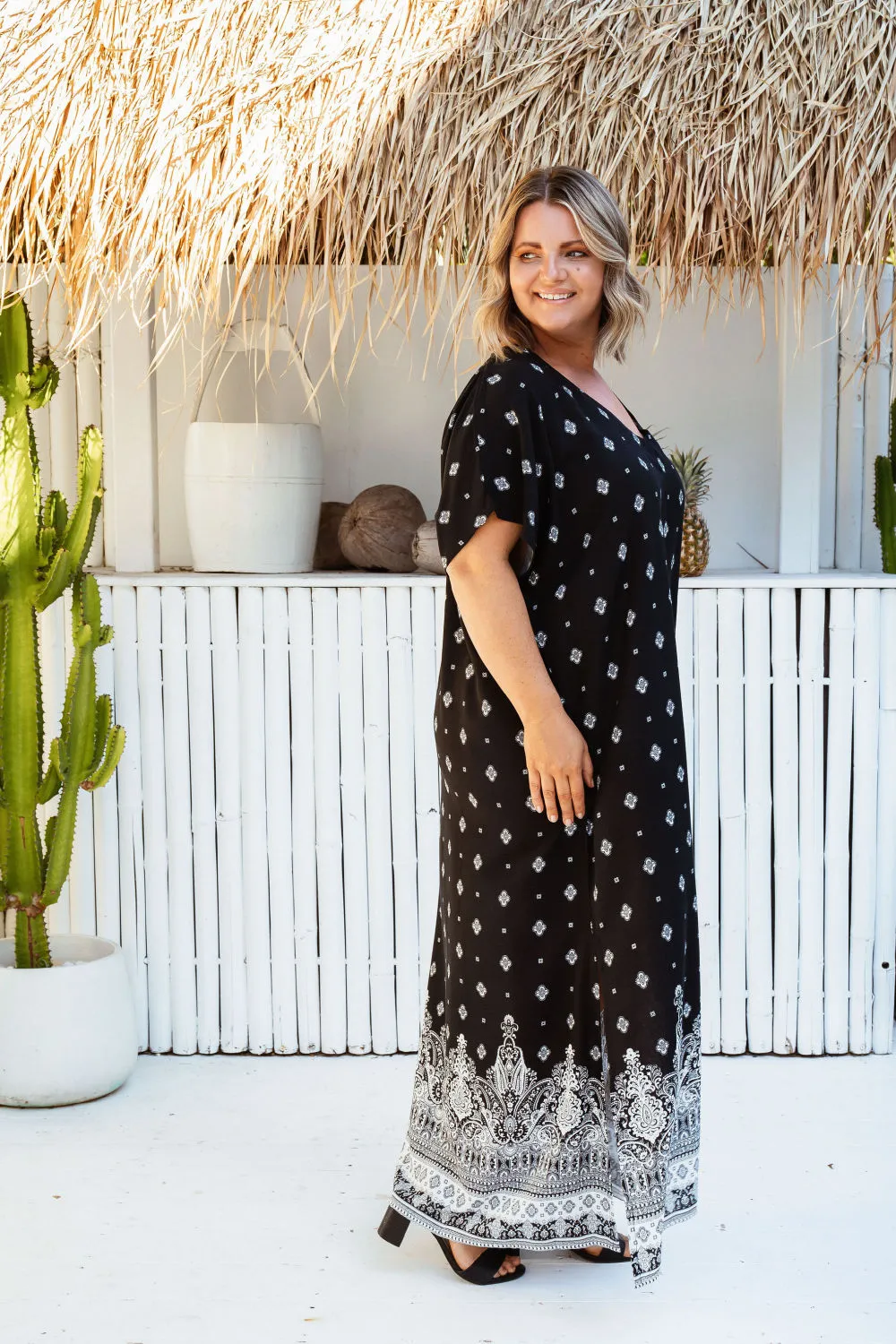 Long Kaftan Dress - Jenna