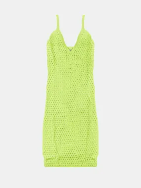 Lost In Nowhere Sam Knitted Maxi Dress - Lime