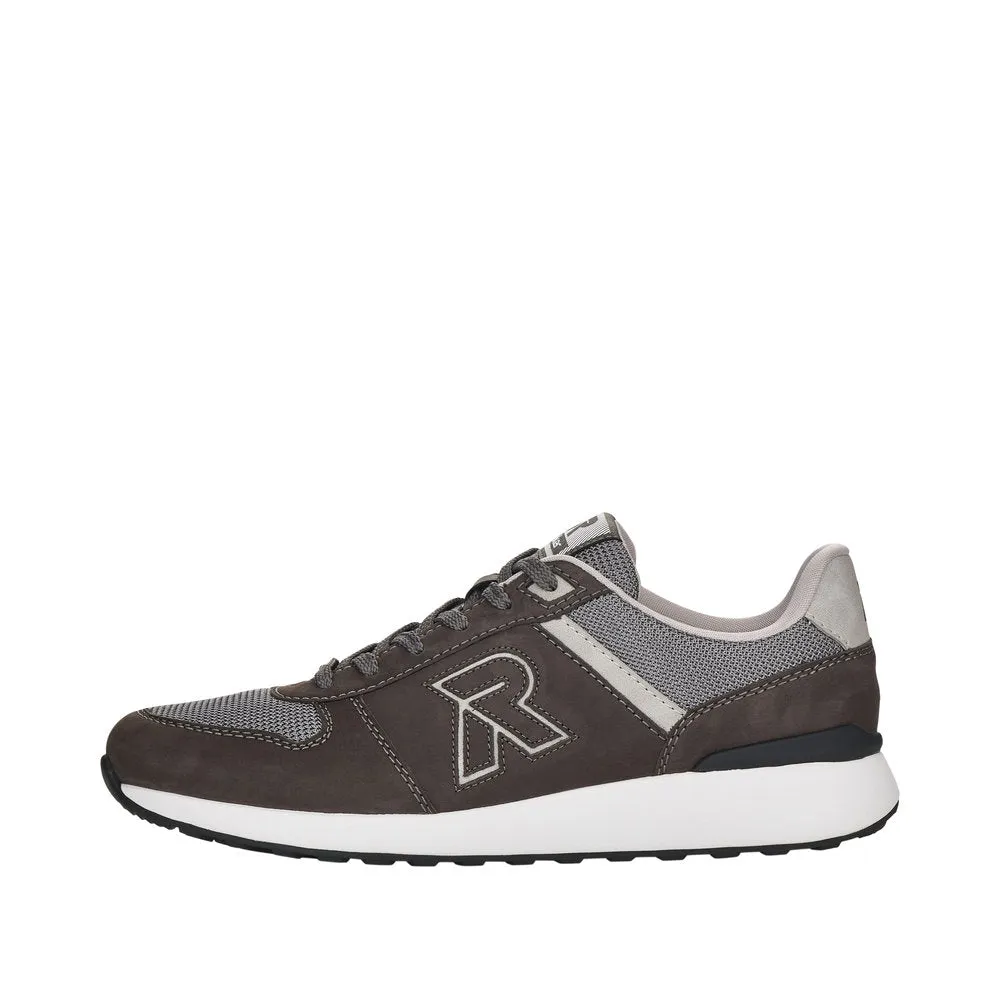 Mens Trainers Evolution by Rieker Grey Combo Shoes Soft Comfort 07601-45 SALE