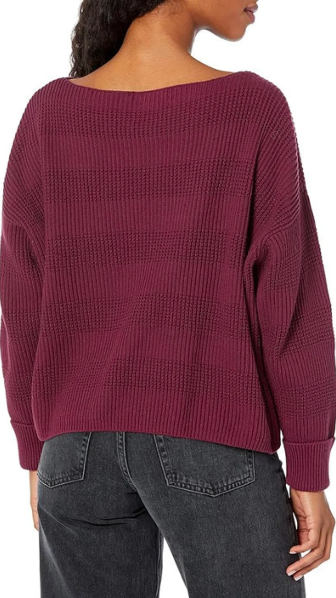 MOZART ROUND NECK SWEATER - CHERRY BLUSH