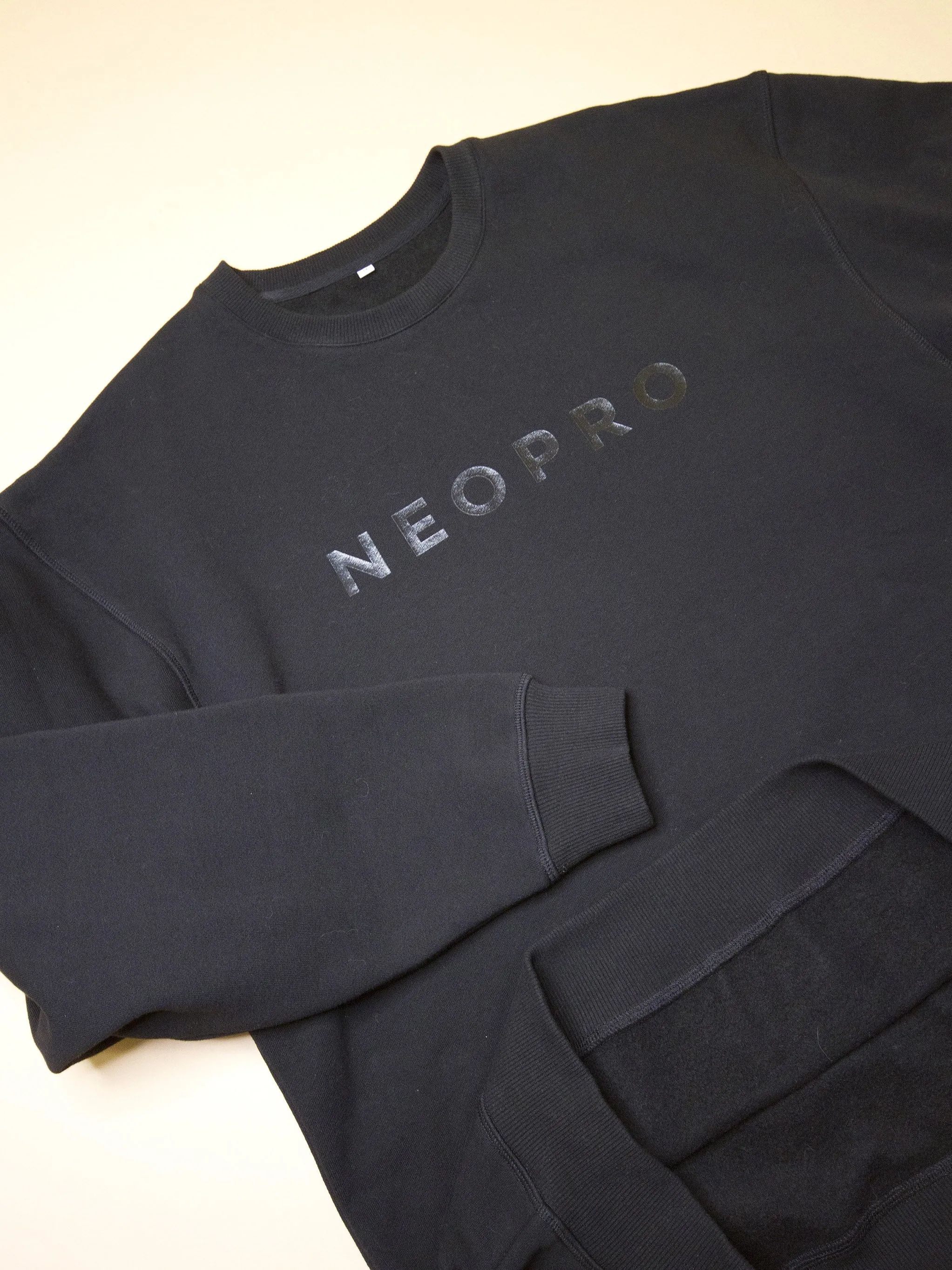 NeoPro Black Crew Neck Sweater