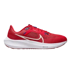 Nike Men's Pegasus 40 Shoes - University Red / Midnight Navy / Blue Joy / Sea Glass