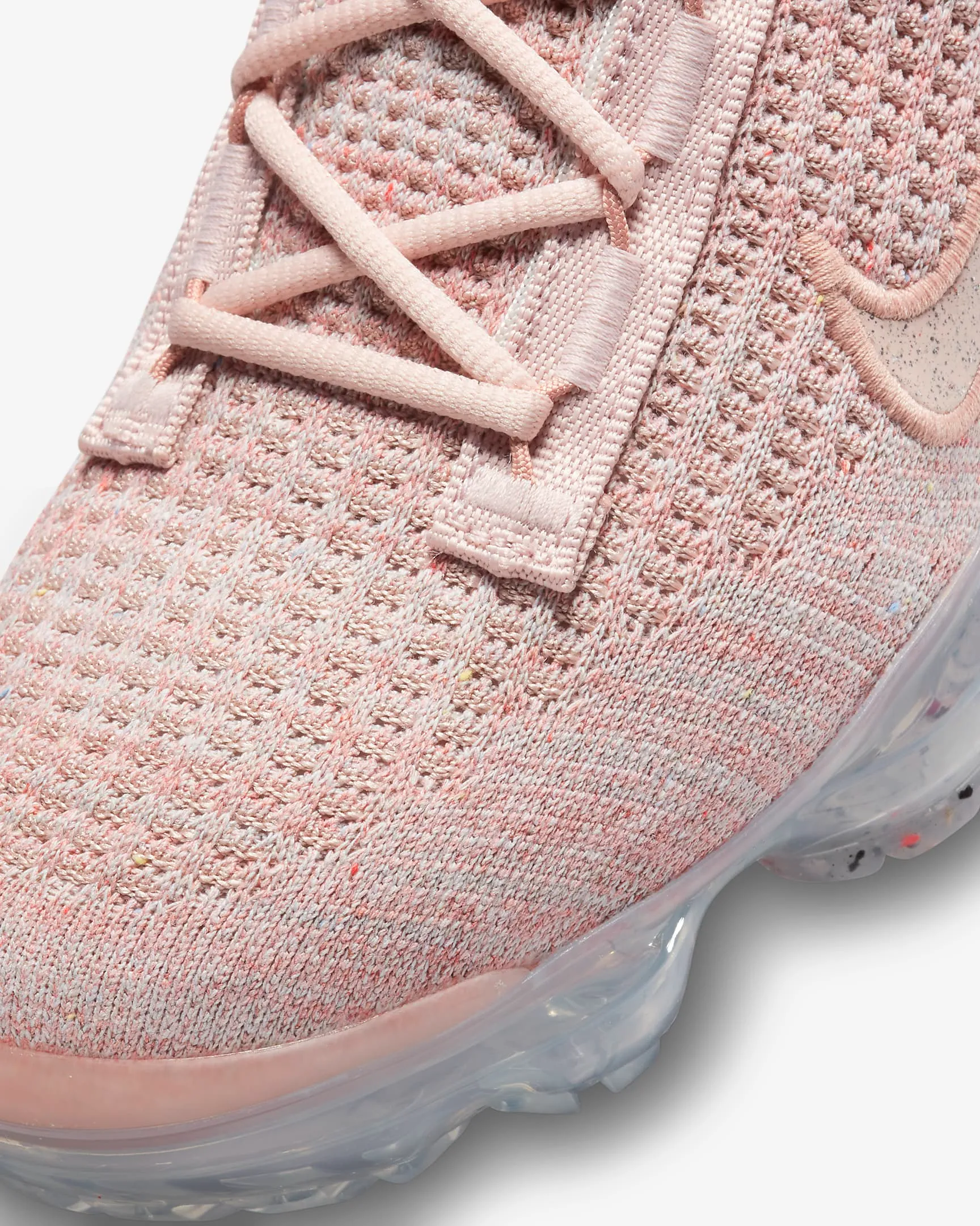 Nike Women's Air Vapormax 2021 Flyknit Shoes - Pink Oxford / Rose Whisper / Metallic Silver