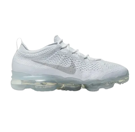 Nike Women's Air VaporMax 2023 Flyknit Shoes - Pure Platinum / White