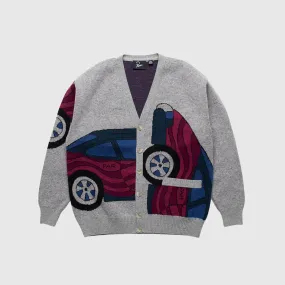 NO PARKING KNITTED CARDIGAN