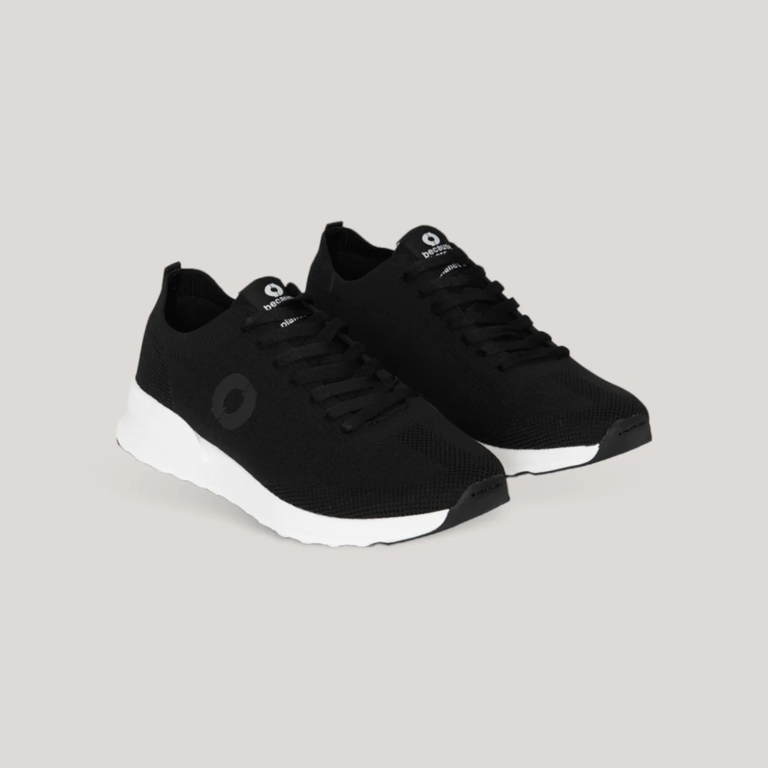 Prinalf Knitted Sneakers - Black | Men's