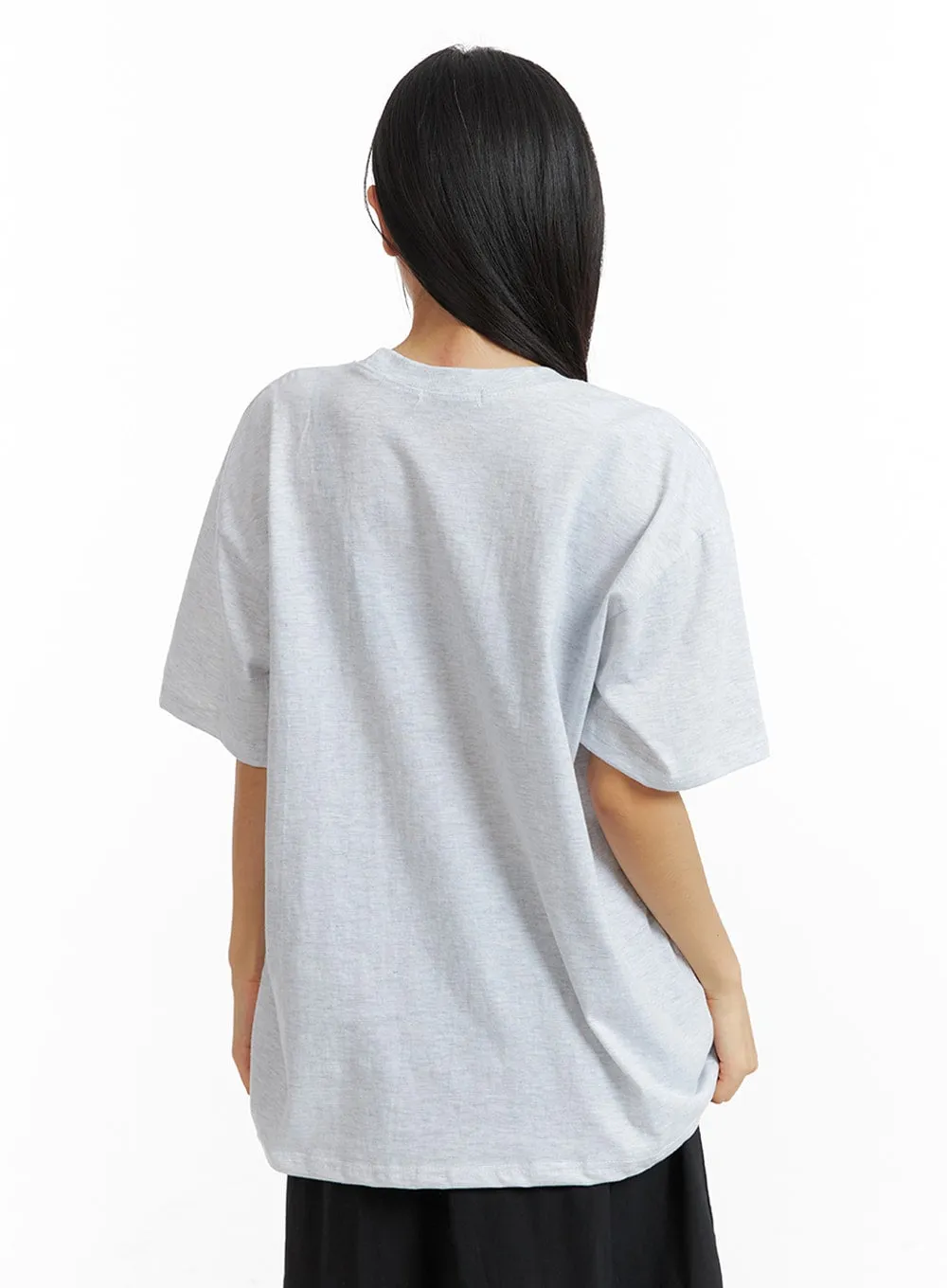 Round Neck Graphic Tee IM404