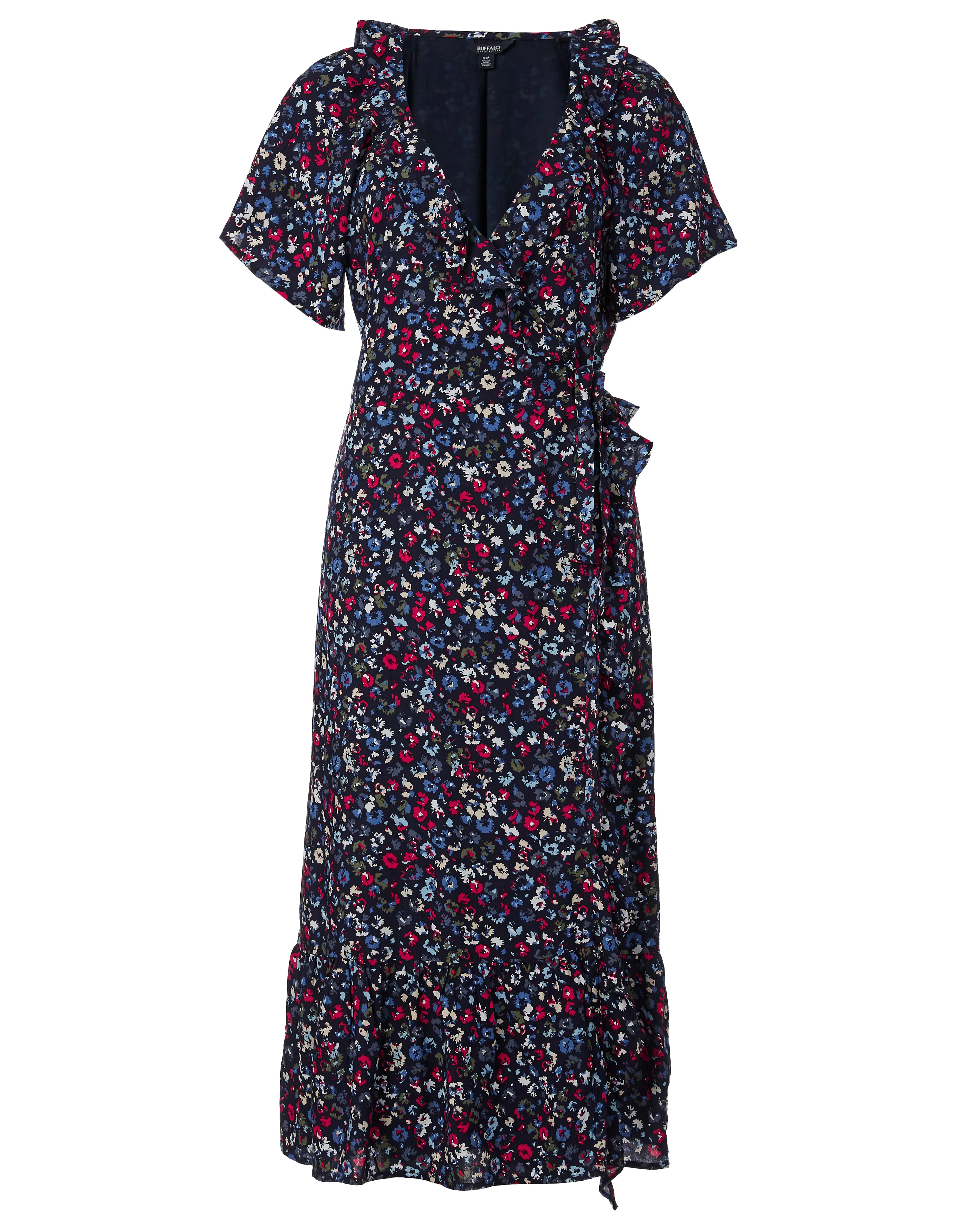 Short Sleeve Shauna Wrap Dress - WD0511H