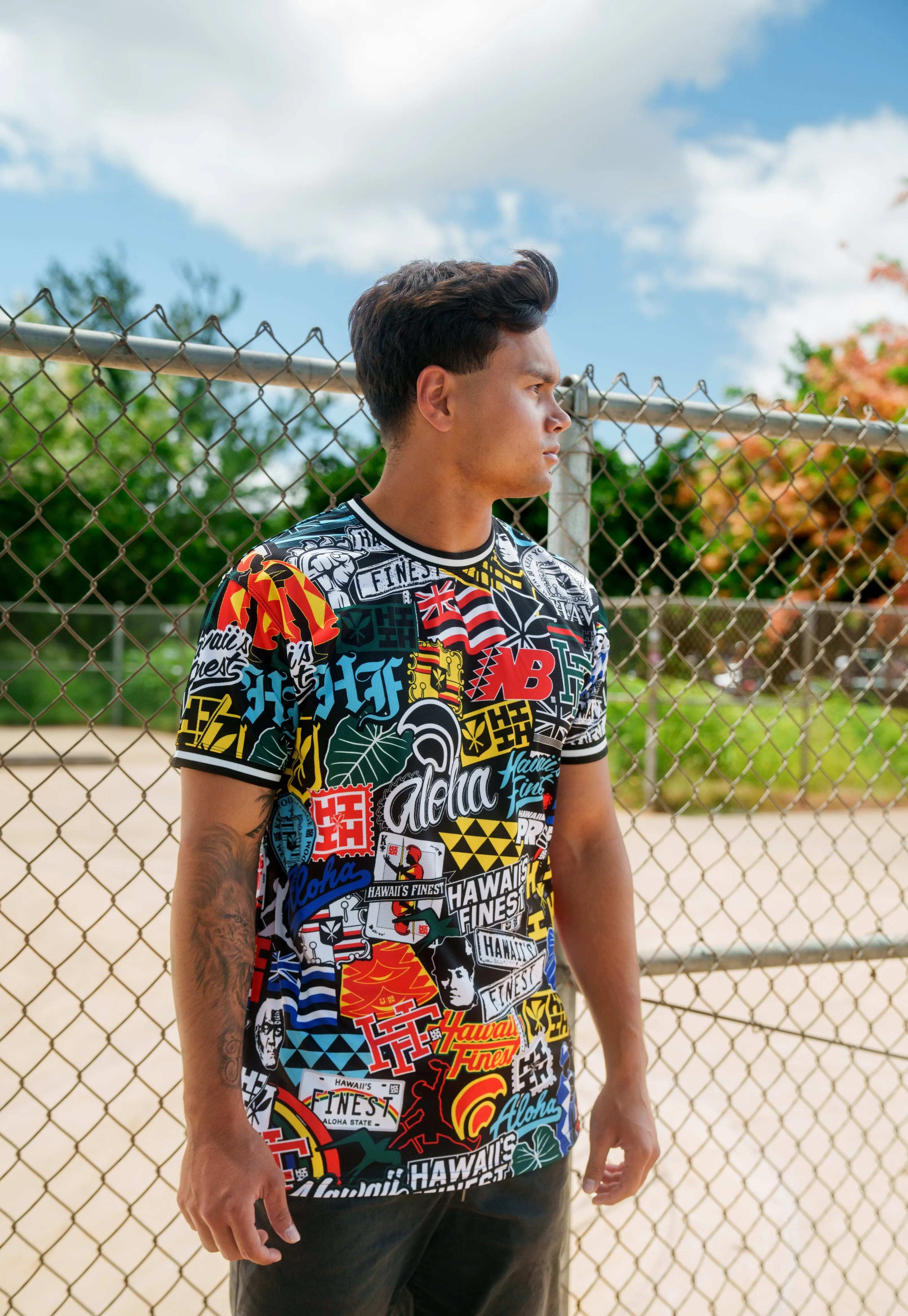 STICKERBOMB SOFTBALL JERSEY