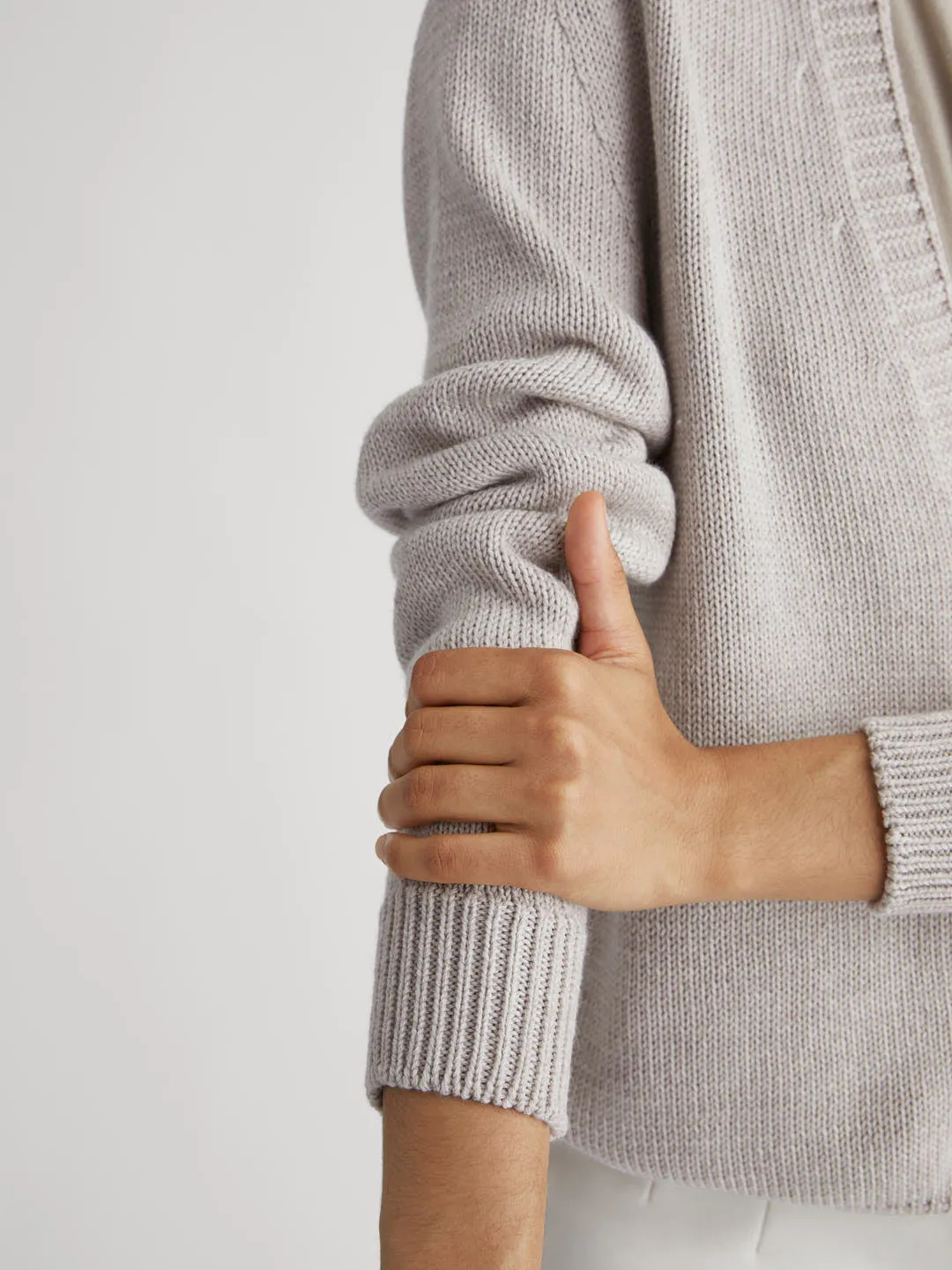 The Cardigan - Wool White