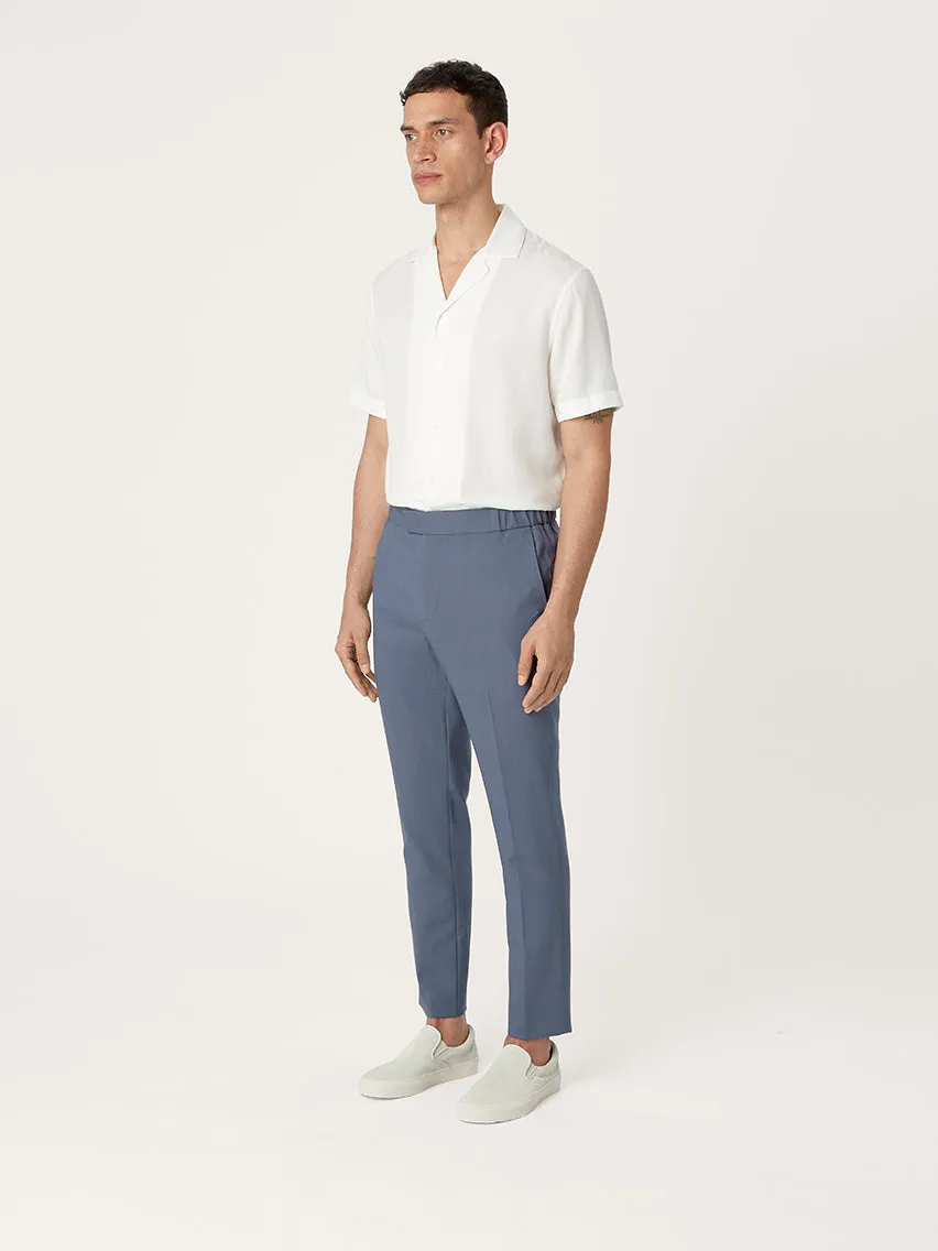 The Tropical Wool 24 Trouser || Steel Blue | Tropical Wool